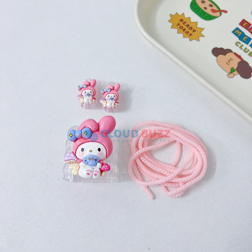 3D Cute Cartoon Doll TPU (Soft) (20W) Charger Case