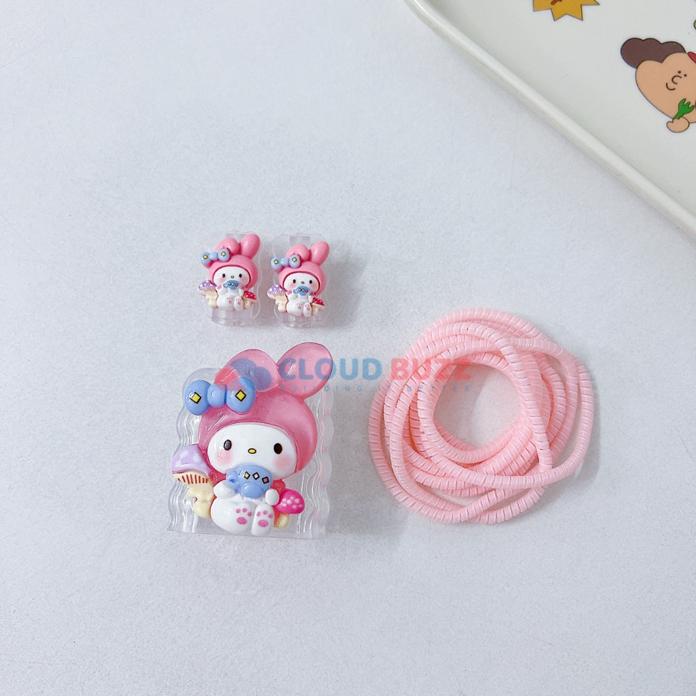 3D Cute Cartoon Doll TPU (Soft) (20W) Charger Case