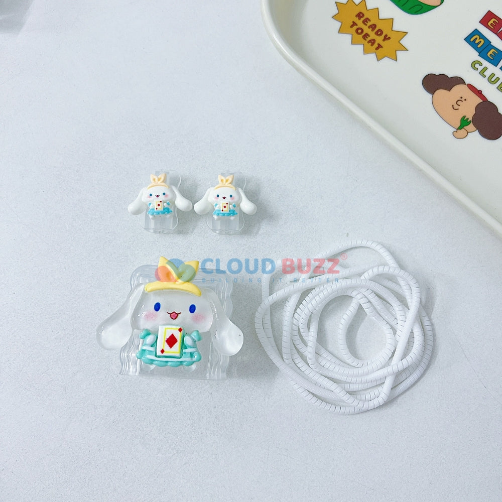 3D Cute Cartoon Doll TPU (Soft) (20W) Charger Case