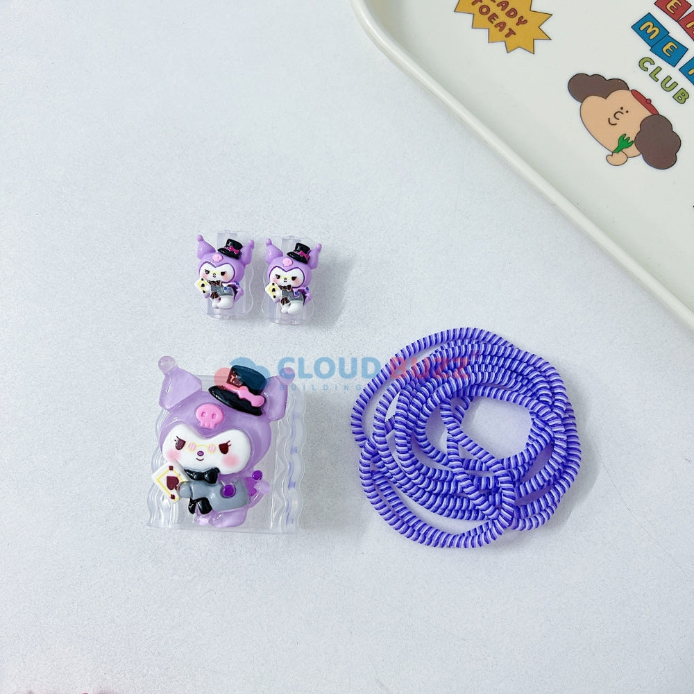 3D Cute Cartoon Doll TPU (Soft) (20W) Charger Case