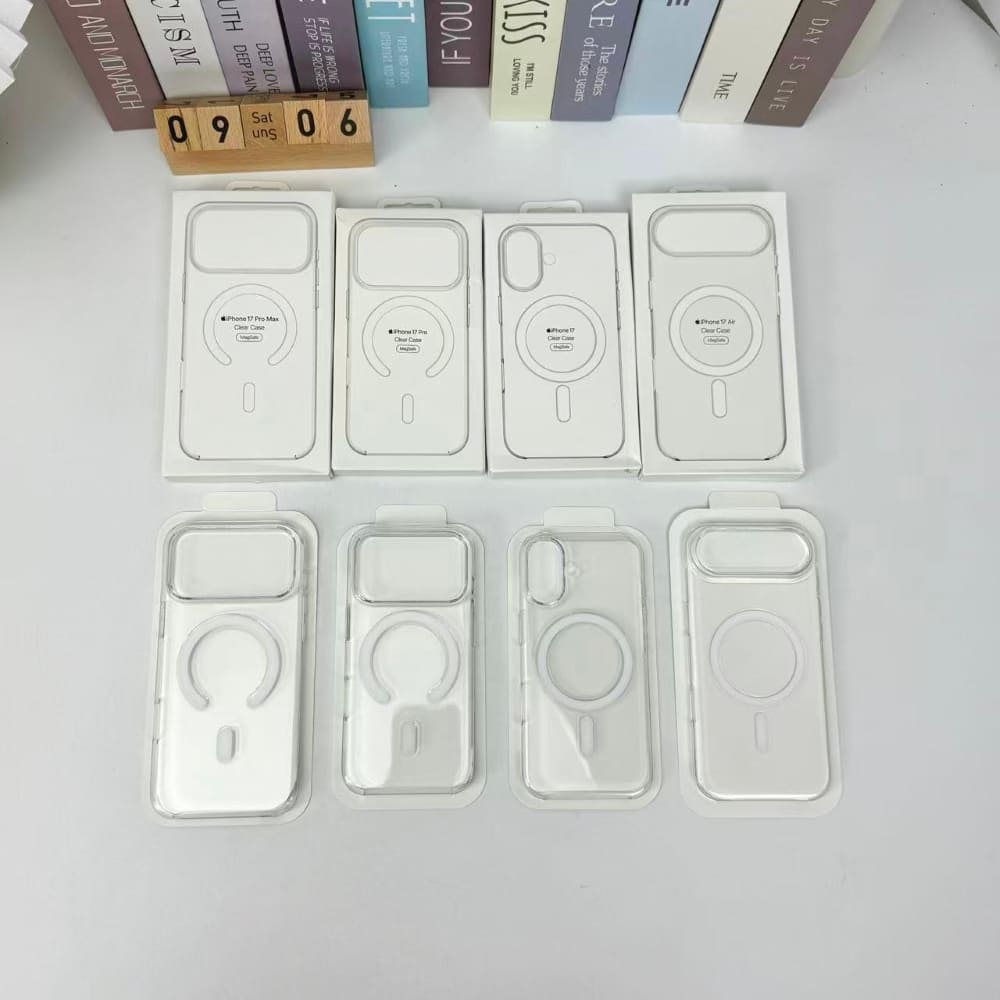 Aura Clear Mag IC Pop up Phone Case (With Box Packing)