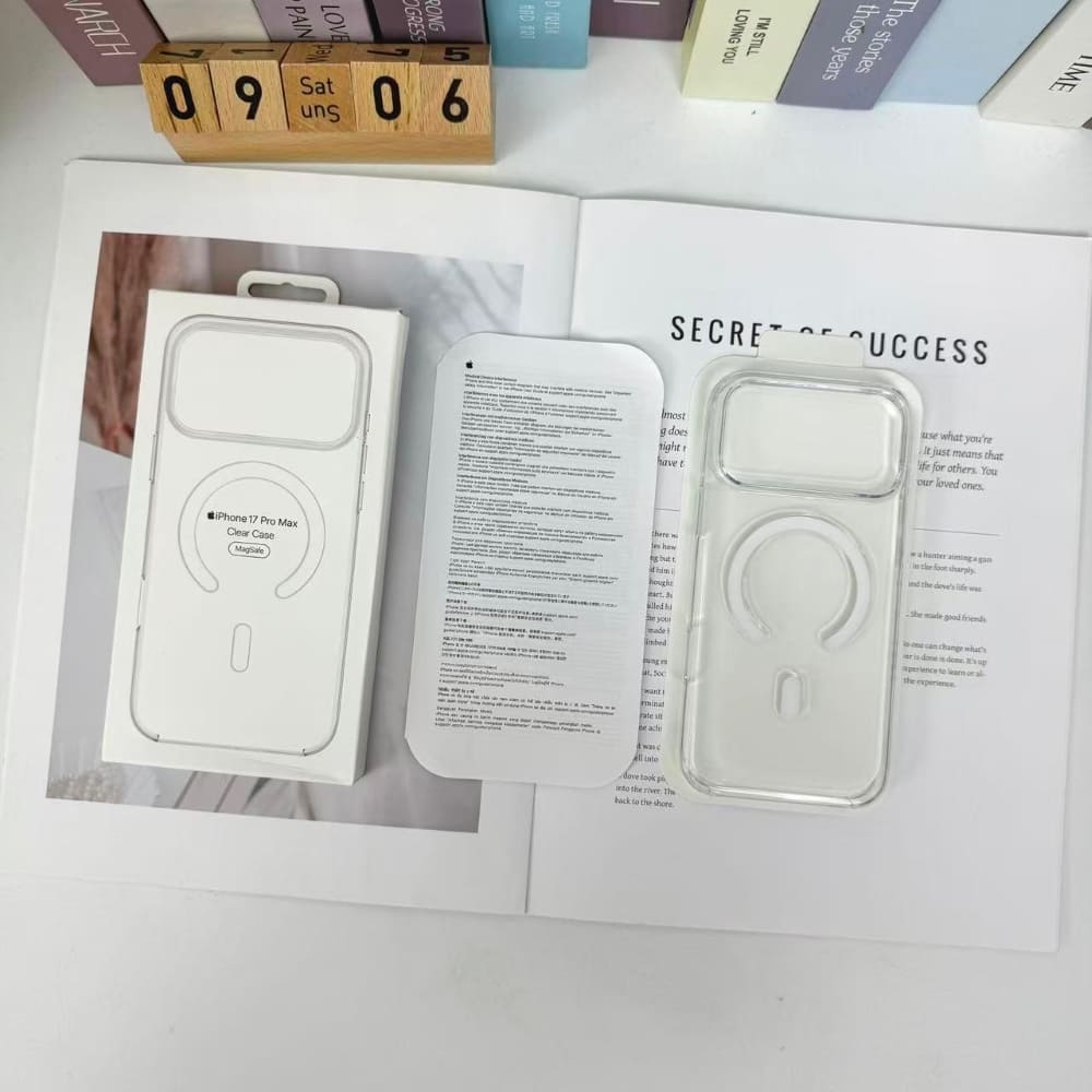 Aura Clear Mag IC Pop up Phone Case (With Box Packing)