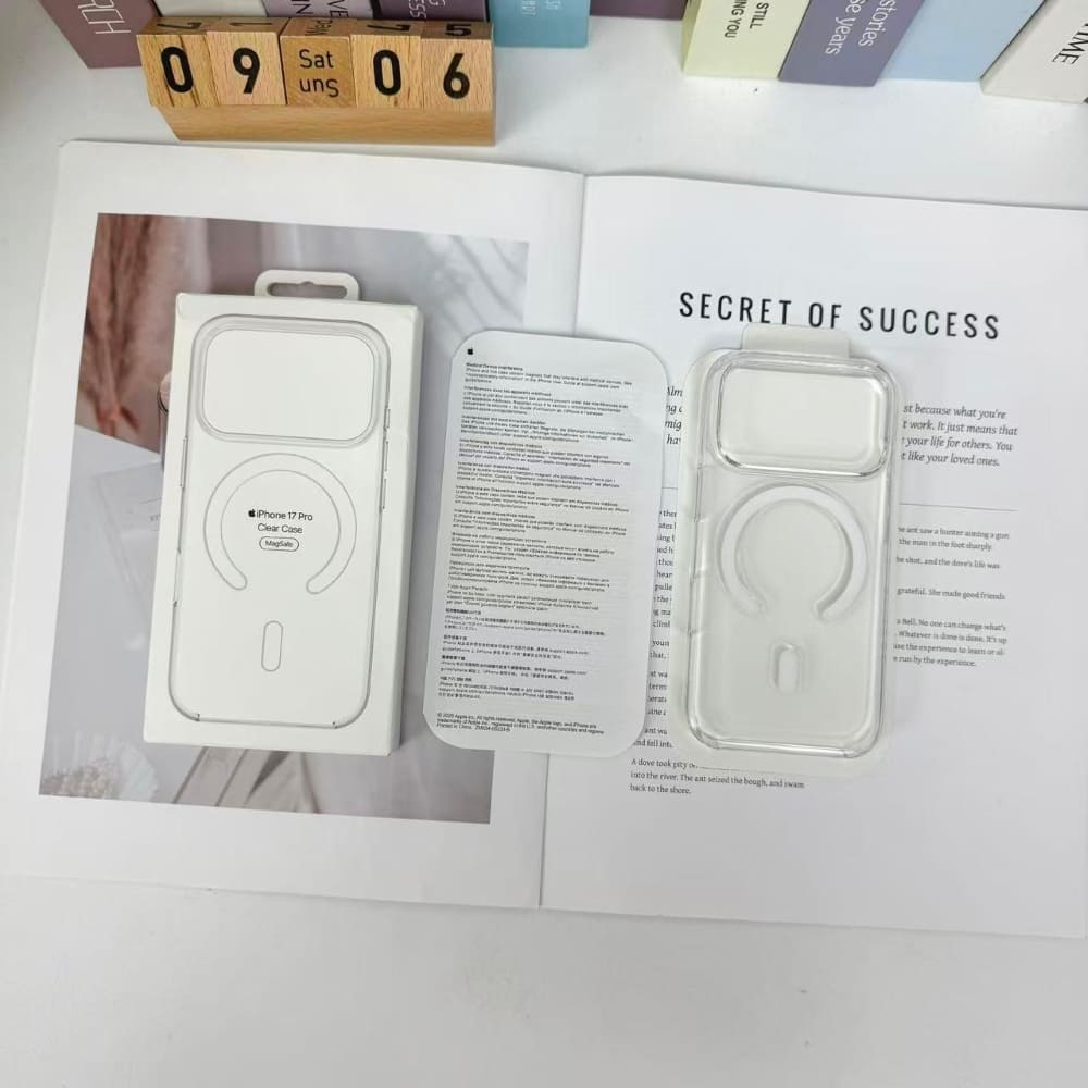 Aura Clear Mag IC Pop up Phone Case (With Box Packing)