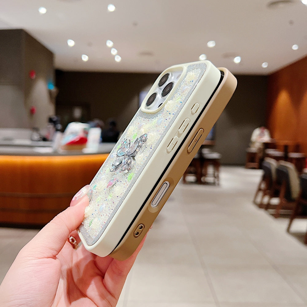 Butterfly Charm Diamond Phone Case