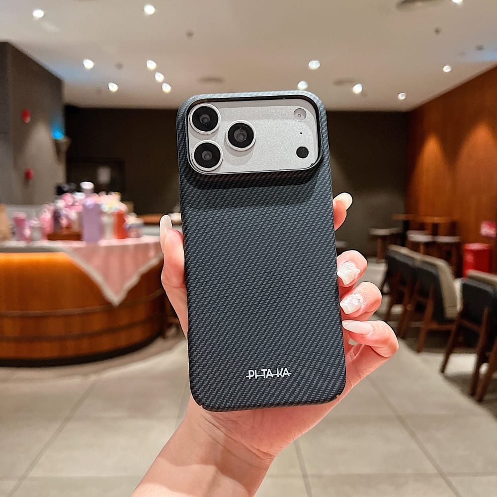 PITAKA Carbon Stealth Grid Phone Case (With Box Packing)