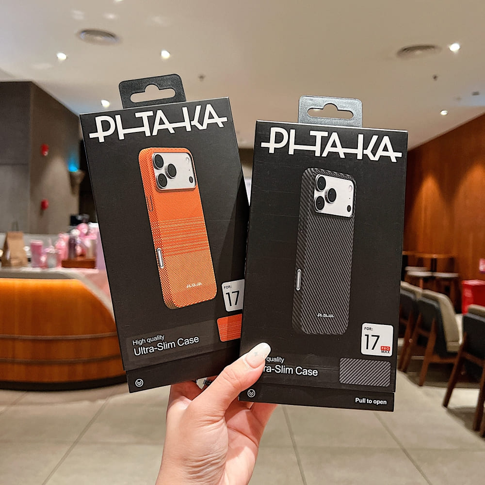 PITAKA Carbon Stealth Grid Phone Case (With Box Packing)