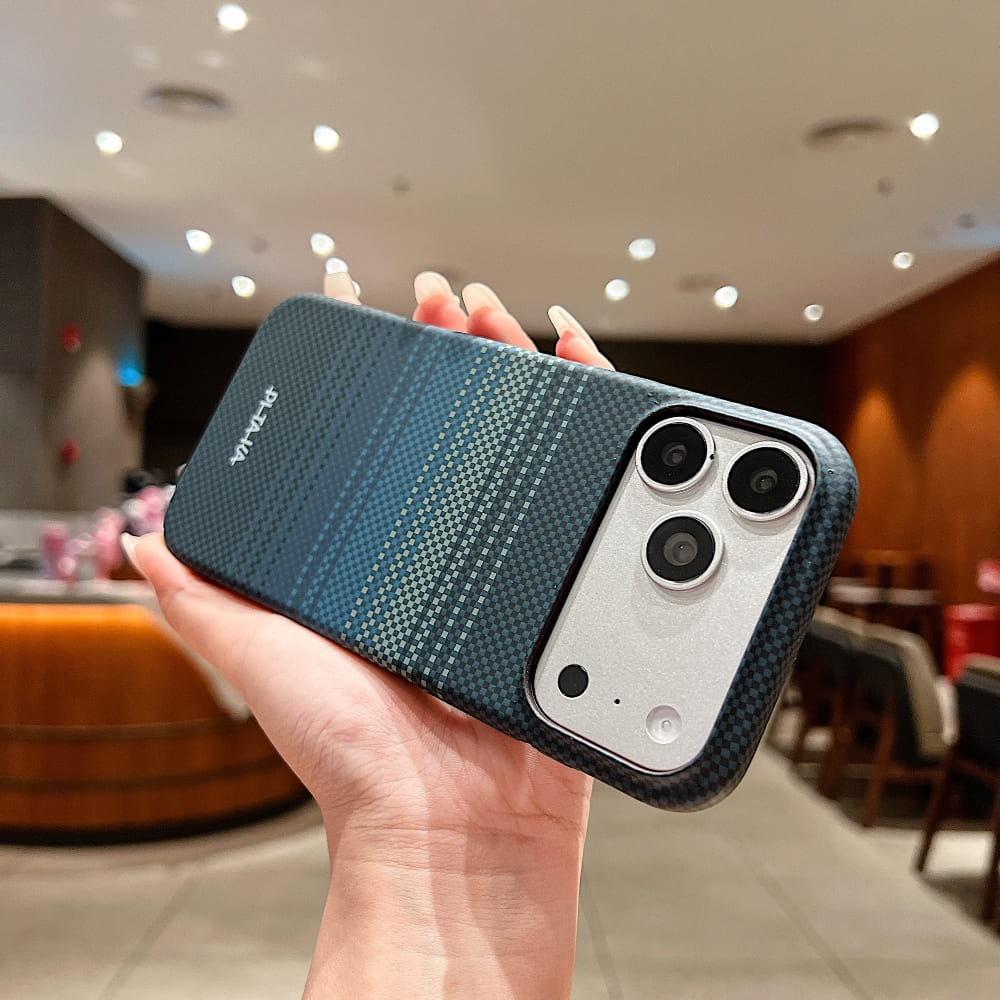 PITAKA Carbon Stealth Grid Phone Case (With Box Packing)