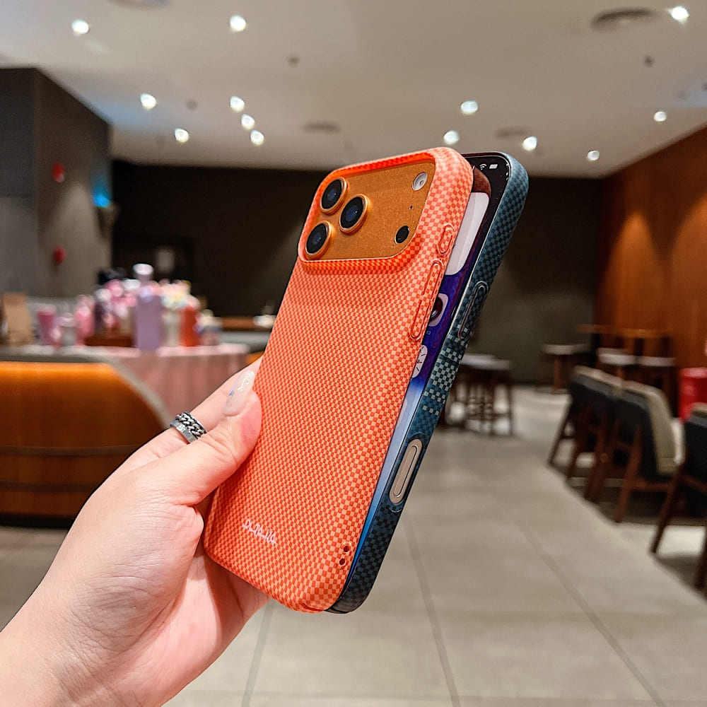 PITAKA Carbon Stealth Grid Phone Case (With Box Packing)