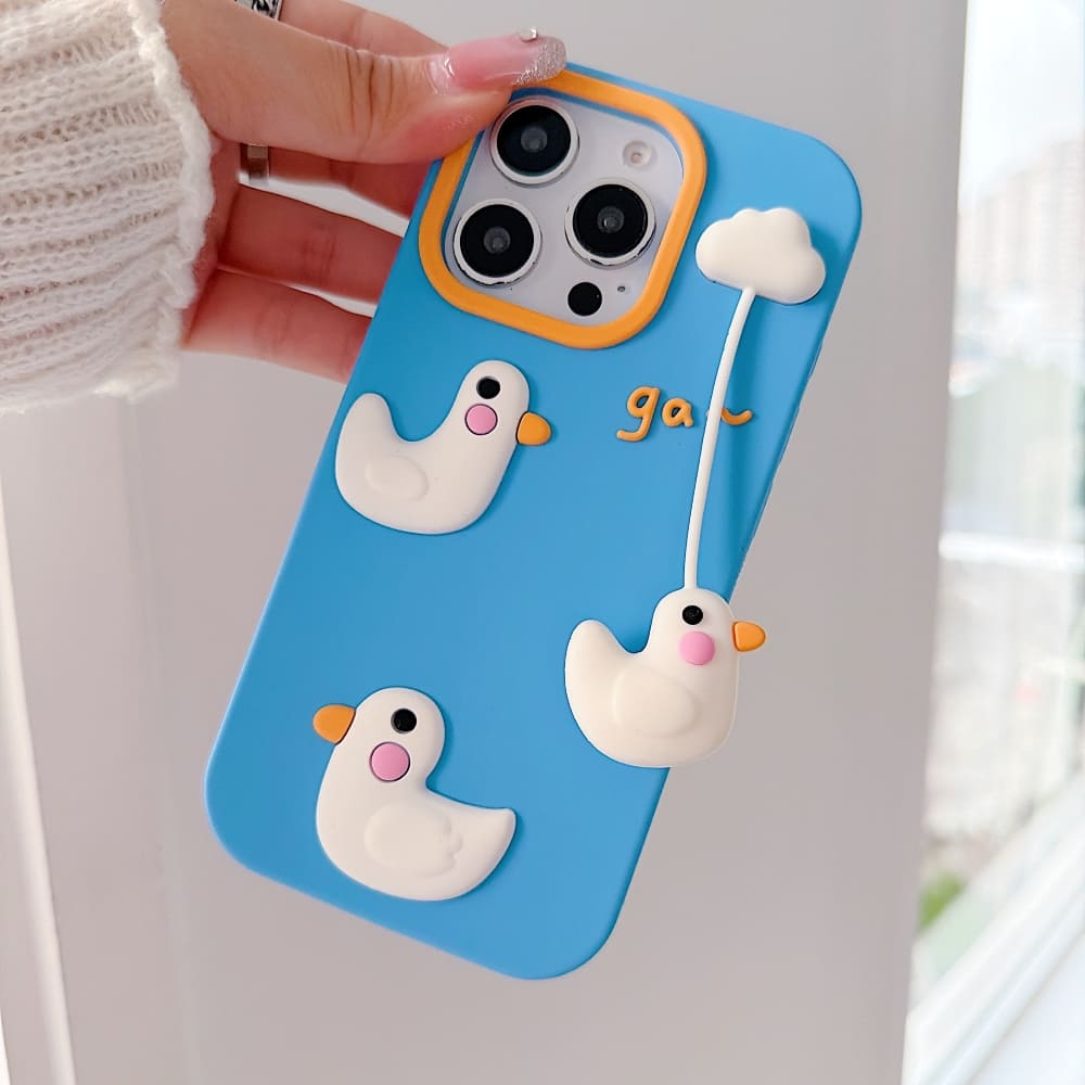 Cloudy Duck Dream Phone Case