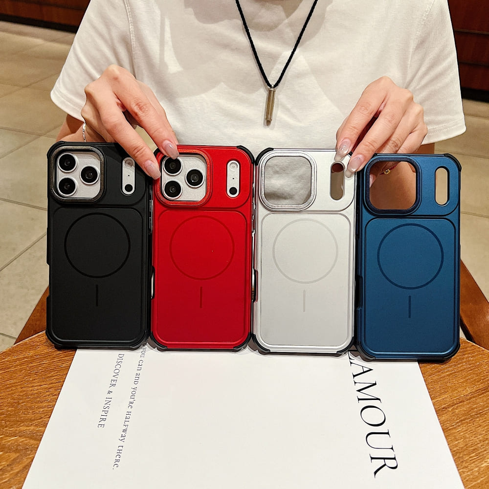 DITAKA Matte MagSafe Rugged Armor Phone Case
