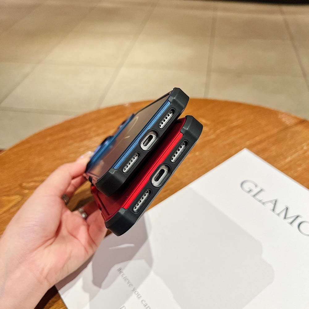 DITAKA Matte MagSafe Rugged Armor Phone Case