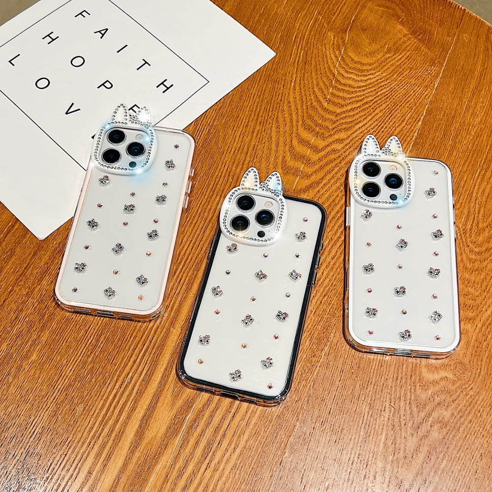 Diamond Meow Luxe Phone Case