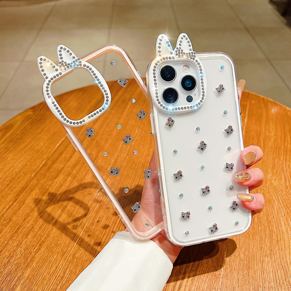 Diamond Meow Luxe Phone Case