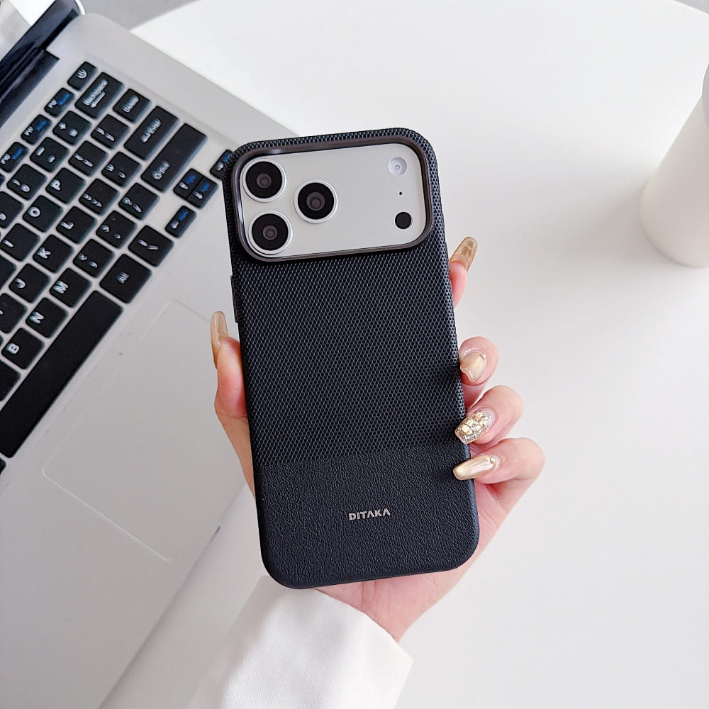DITAKA Dual Tone Textured Phone Case (With Box Packing)