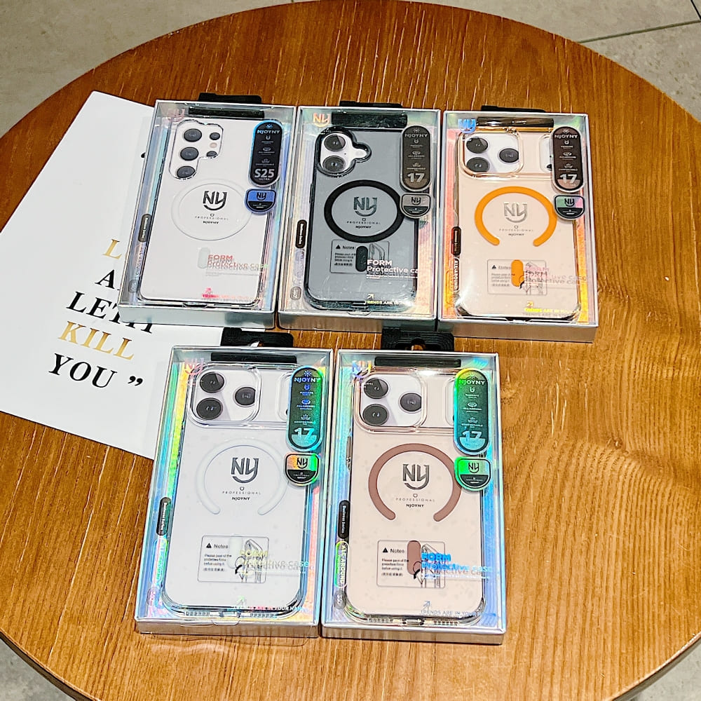 NY Elite Edge Transparent Phone Case (With Box Packing)