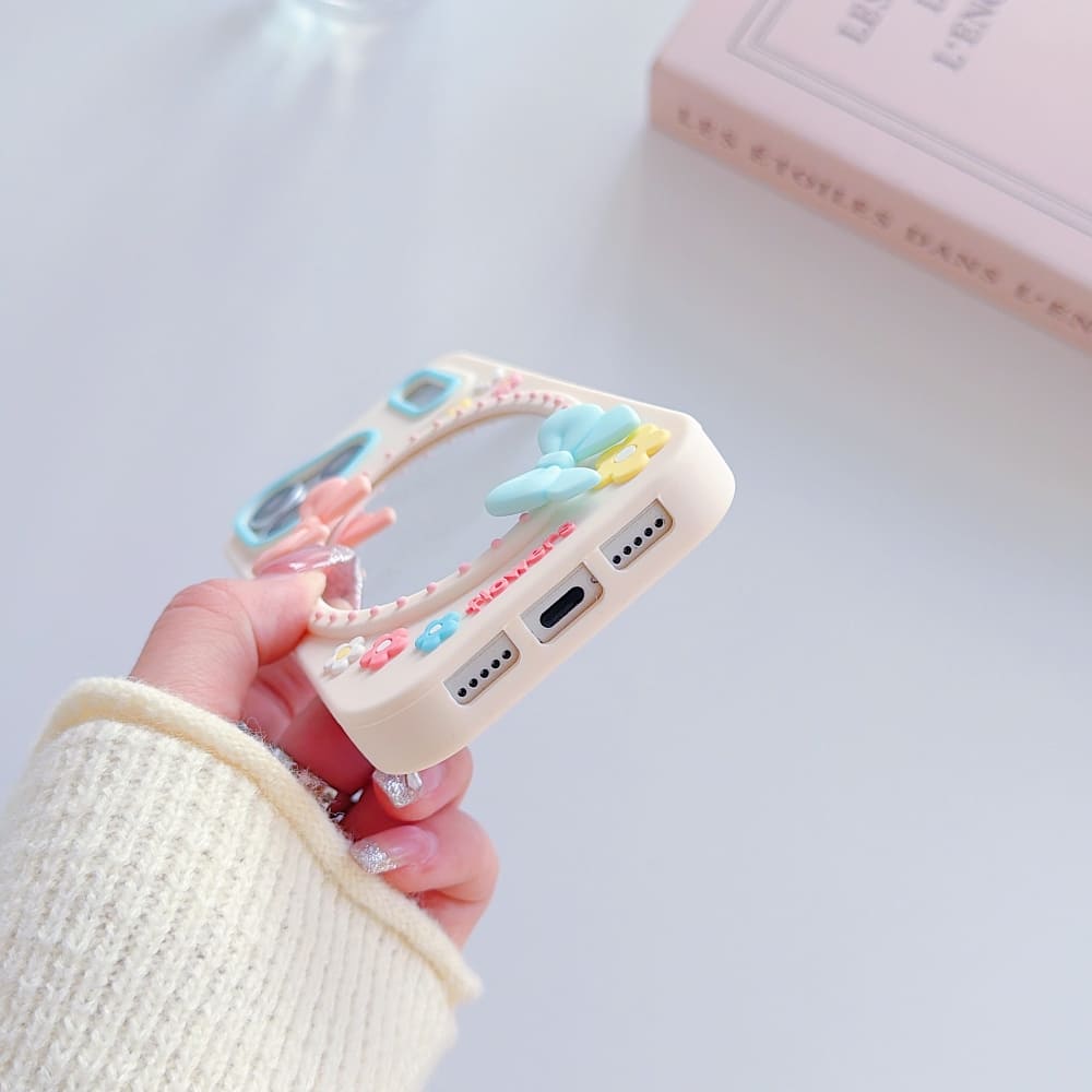 Fairycore Bow Mirror Phone Case