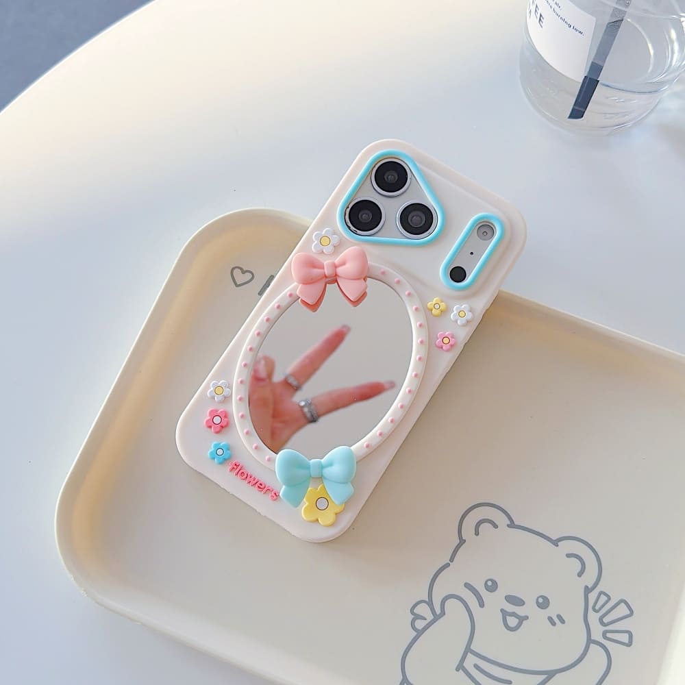 Fairycore Bow Mirror Phone Case