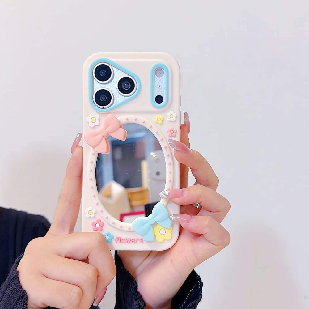 Fairycore Bow Mirror Phone Case