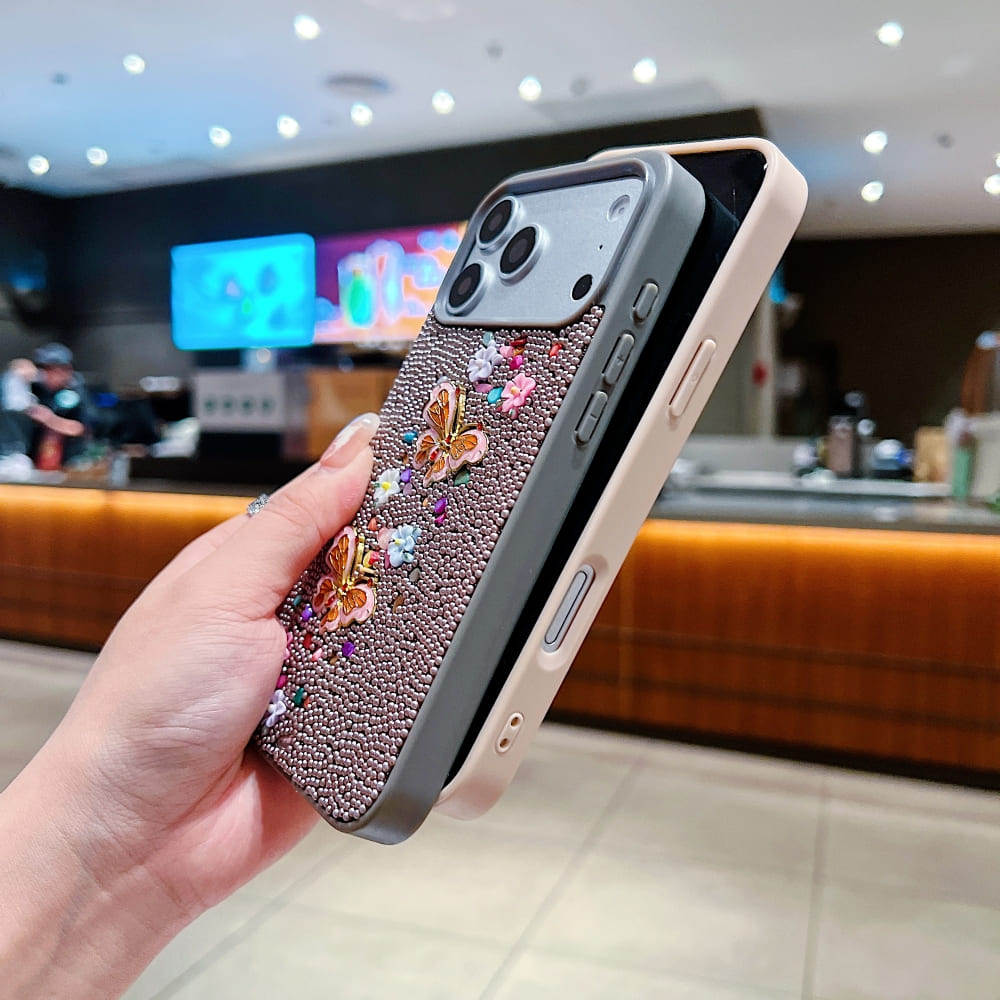 Glam Butterfly Garden Phone Case