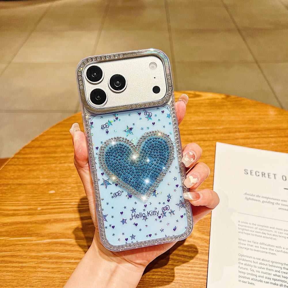 Glitter Crush Heart Phone Case