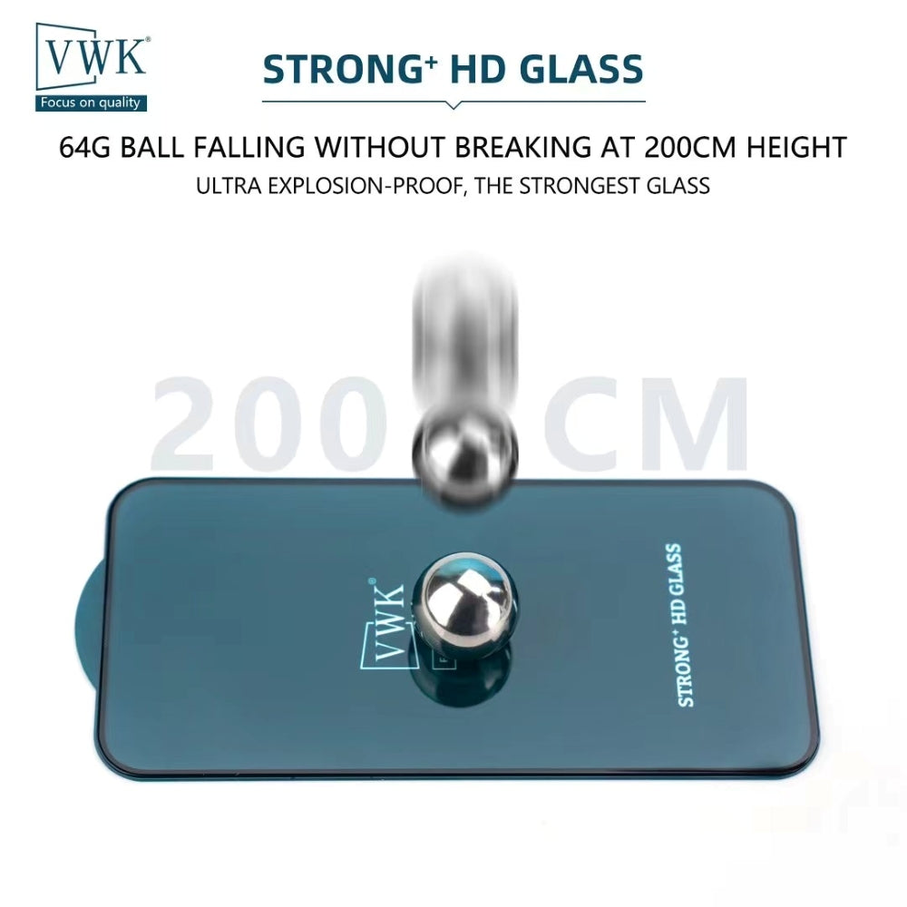 HD Tempered Glass | Screen Protector | Edge To Edge Coverage With Easy Installation Kit for Smartphone