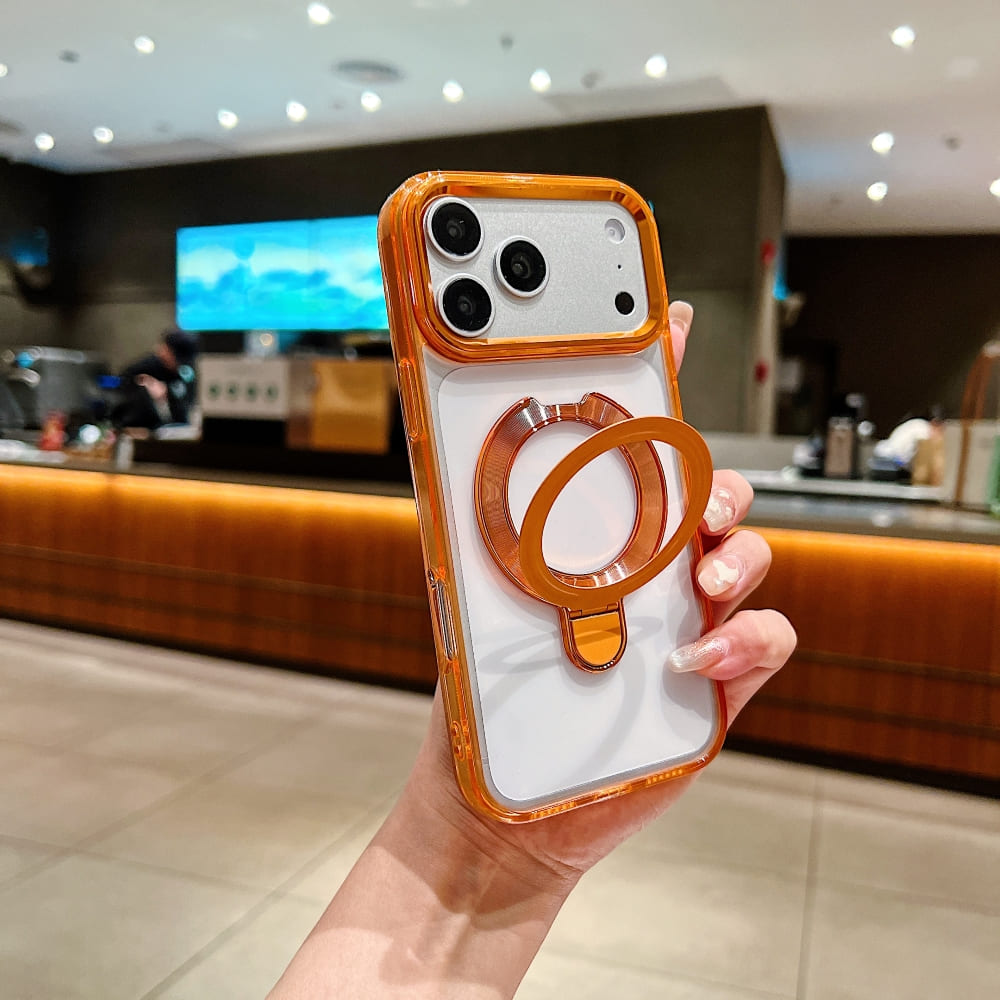 DITAKA Halo Stand Mag Crystal Phone Case (With Box Packing)