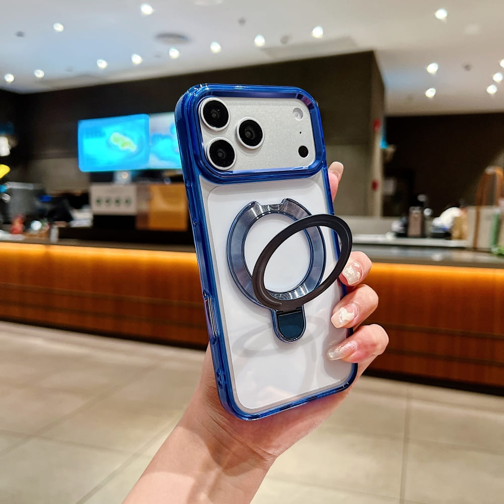 DITAKA Halo Stand Mag Crystal Phone Case (With Box Packing)