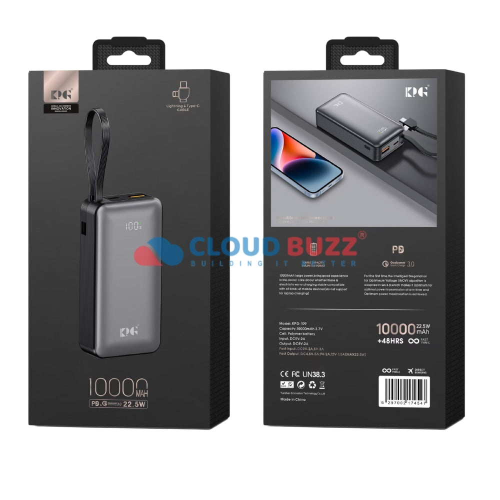 KPG-109-10000 mah Power Bank