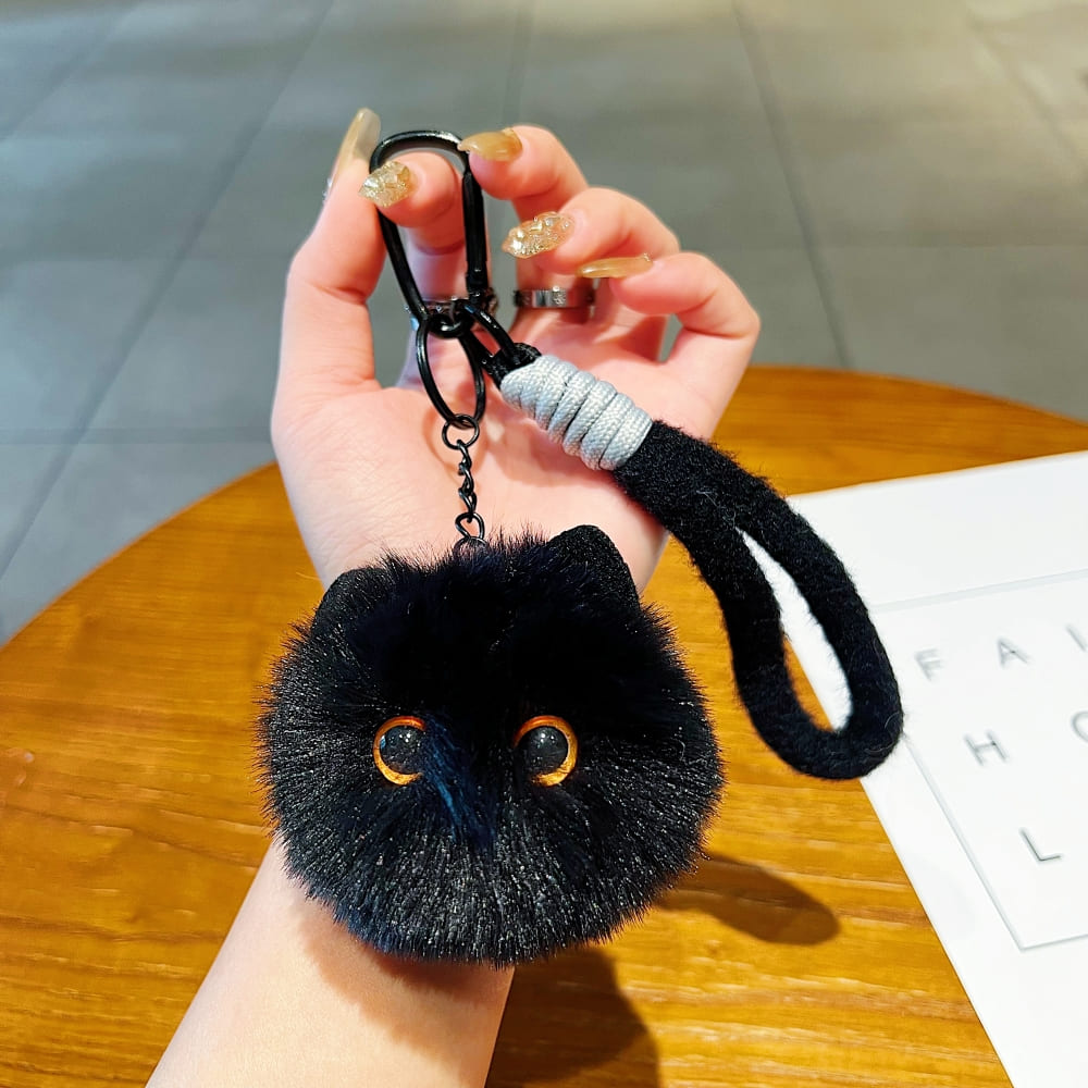 Mini Fluff Ball Phone Charm | Keychain | Handbag Charm