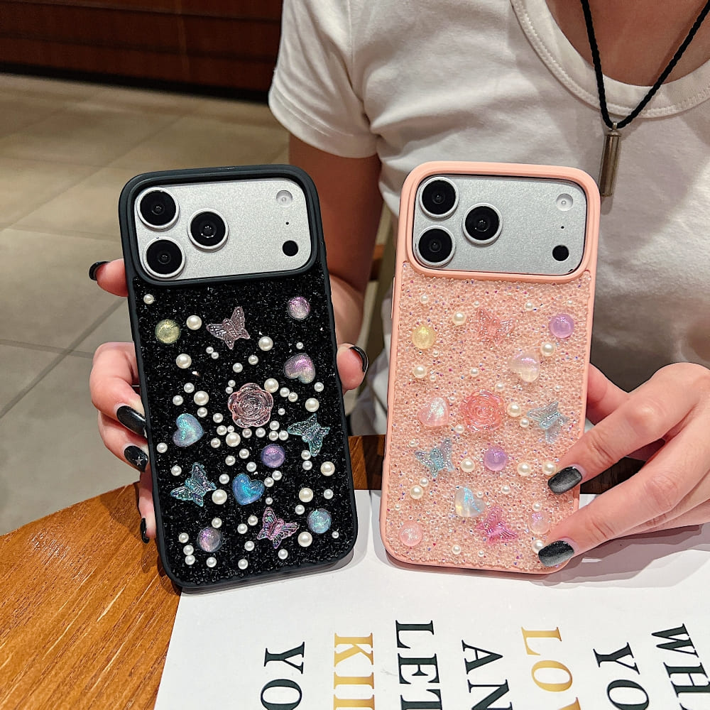 Pearl Butterfly Bliss Phone Case