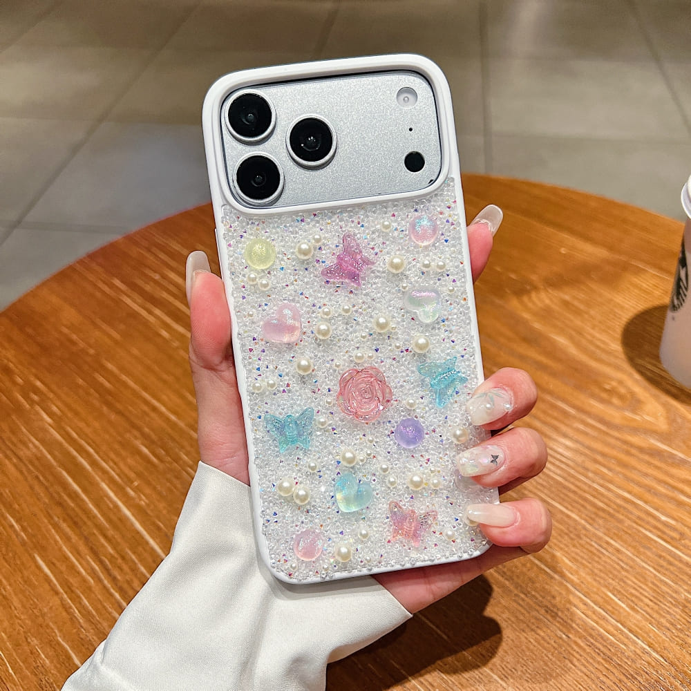 Pearl Butterfly Bliss Phone Case