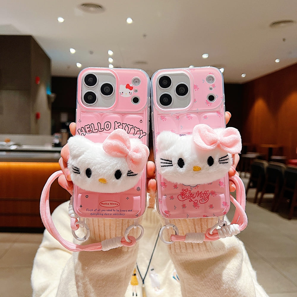 Shimmer Kitty Mirror Guard Phone Case