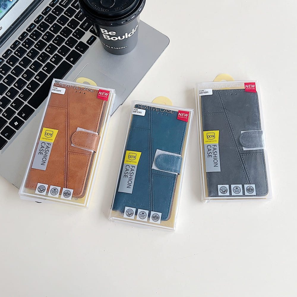 Shockproof PU Leather Flip Phone Case