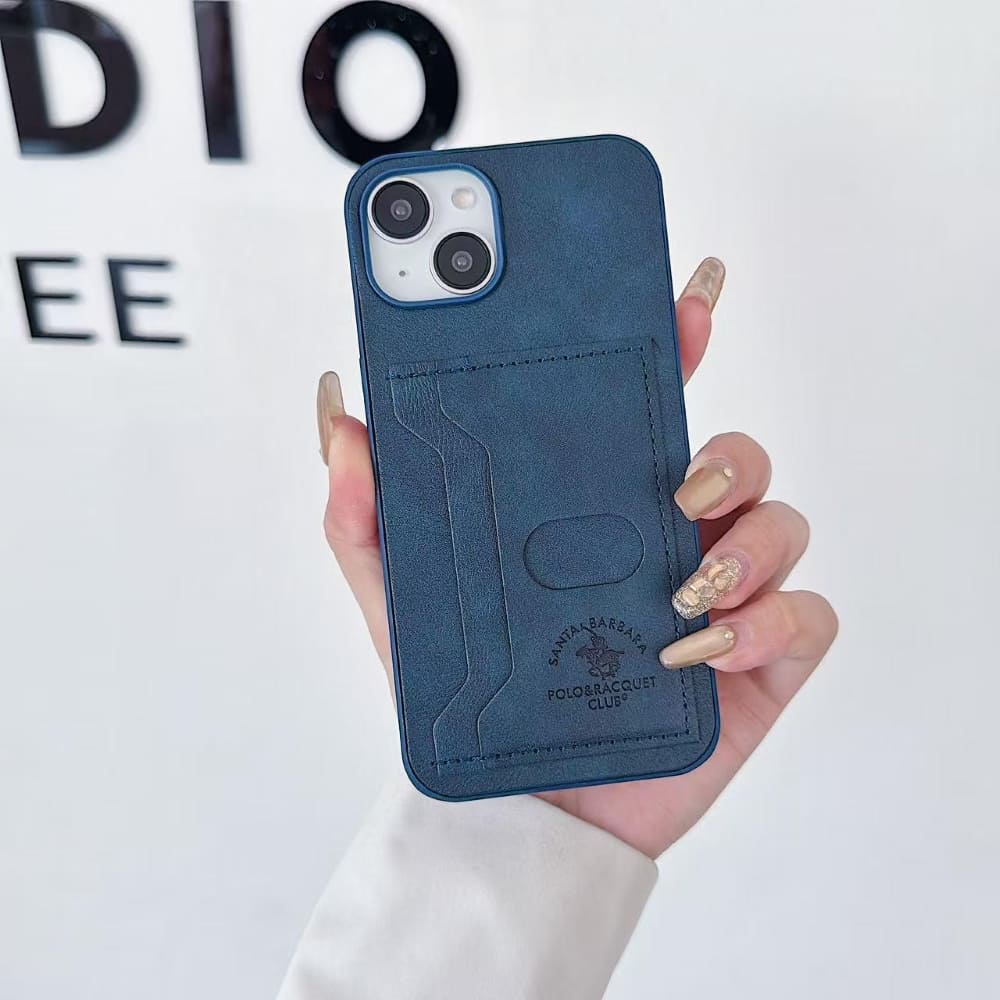 Smart Slot Leather Phone Case