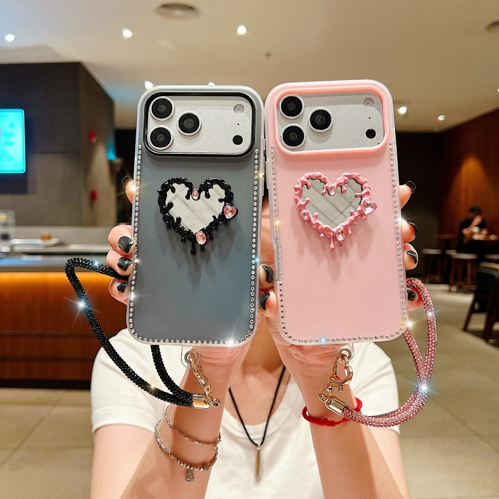 Sweetheart Sparkle Mirror Phone Case