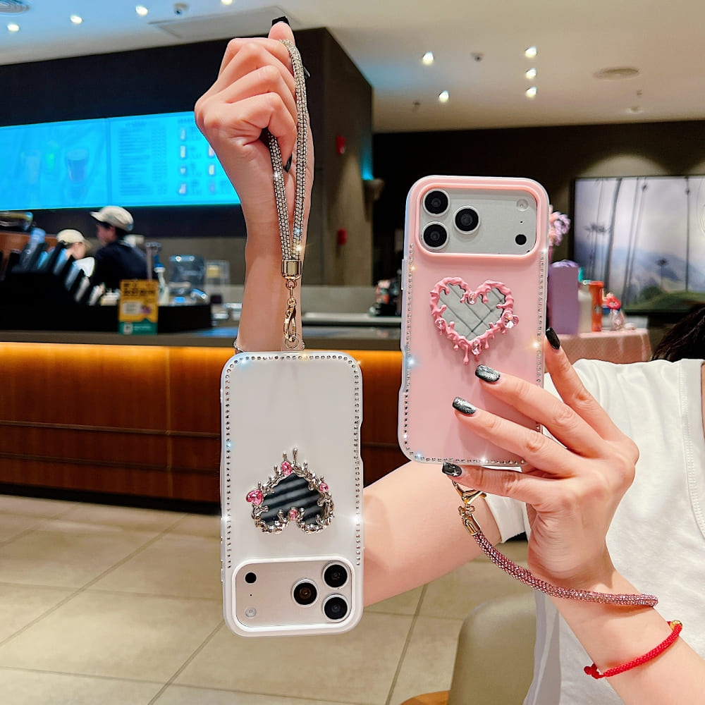 Sweetheart Sparkle Mirror Phone Case