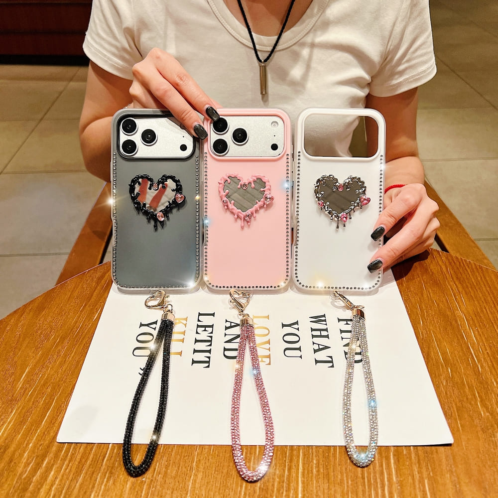 Sweetheart Sparkle Mirror Phone Case