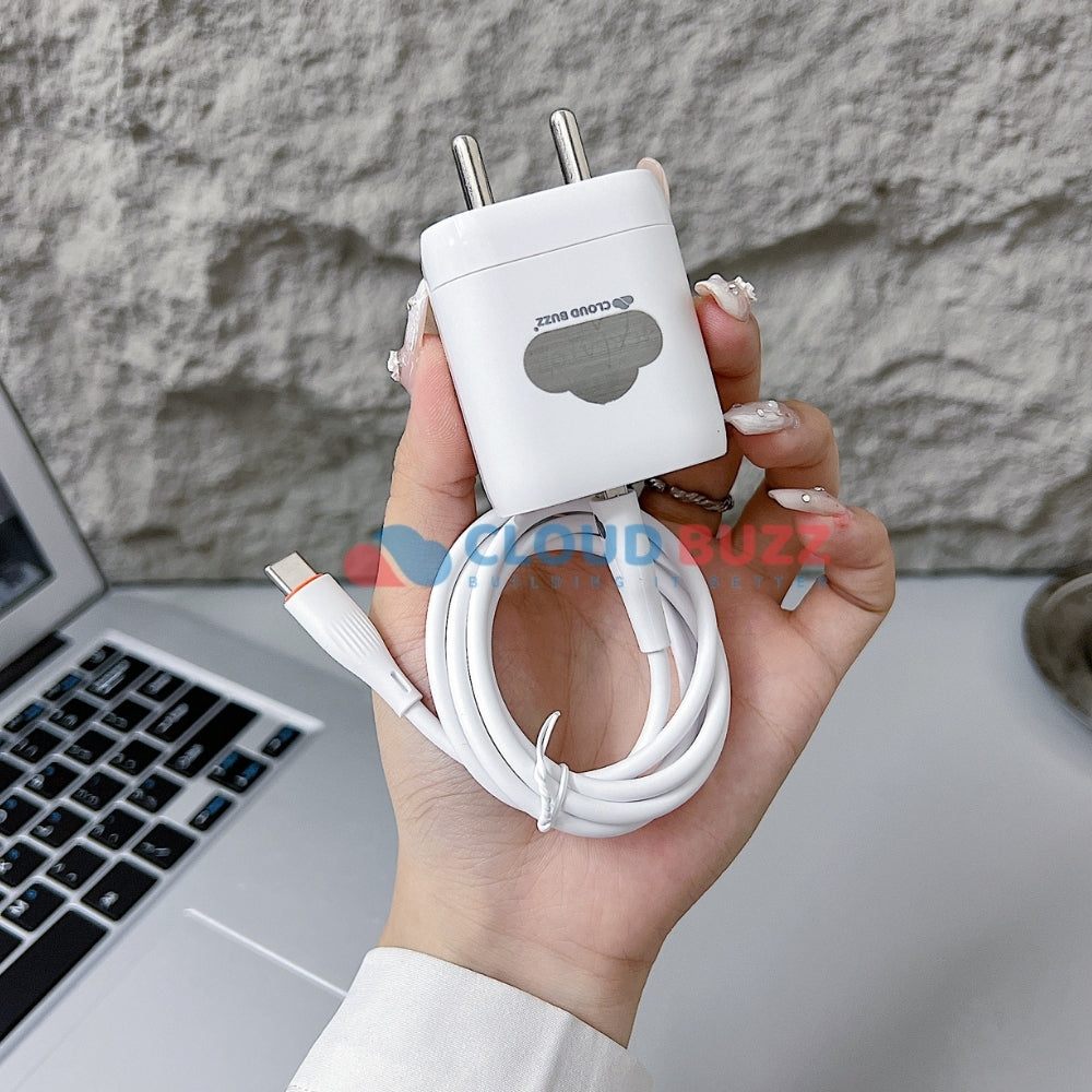 USB Type-C 15W Fast Portable Charger with Type-C (TC) Cable (CB105)