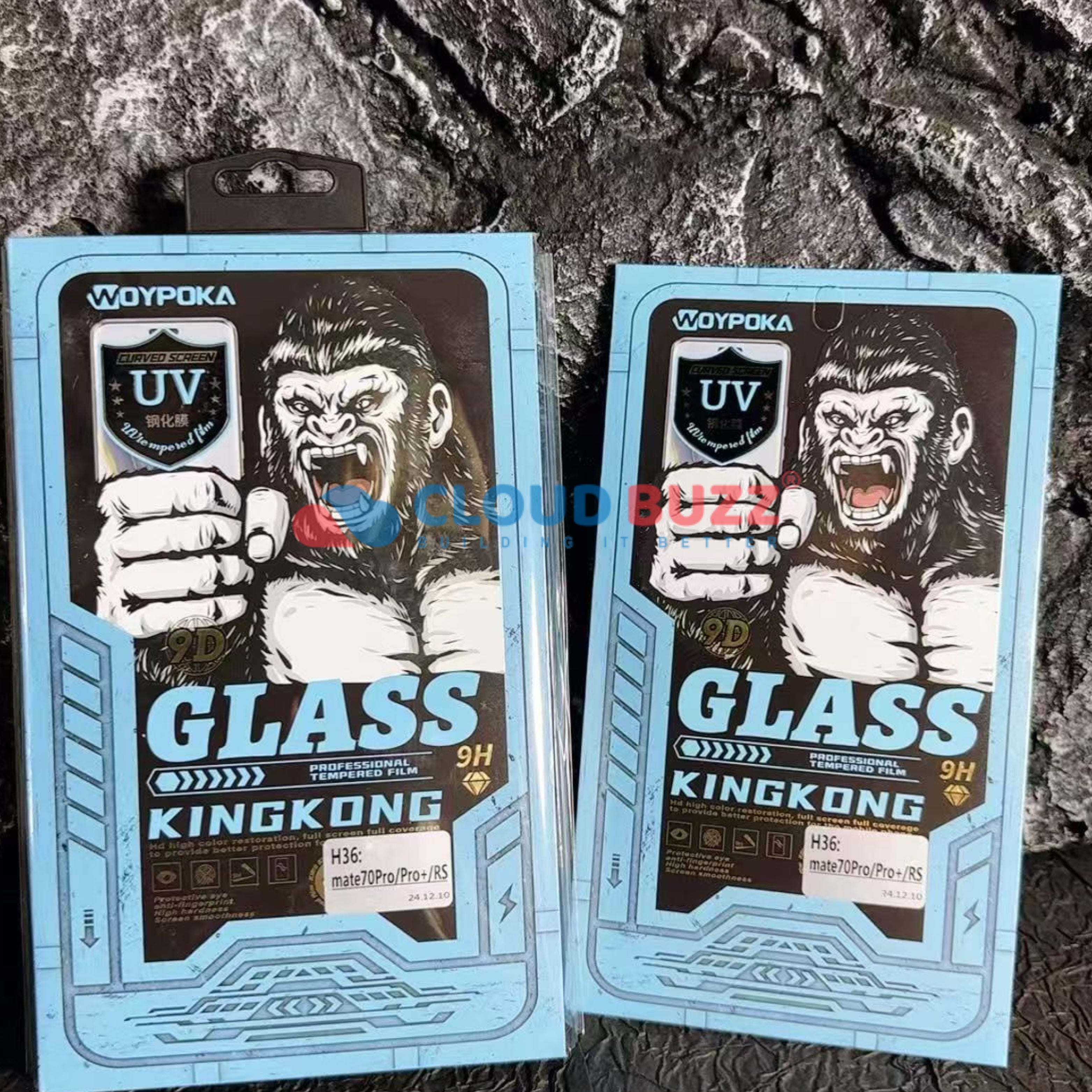 UV 9D Tempered Glass Pack Of 5 QTY (Per Piece Price ??0)