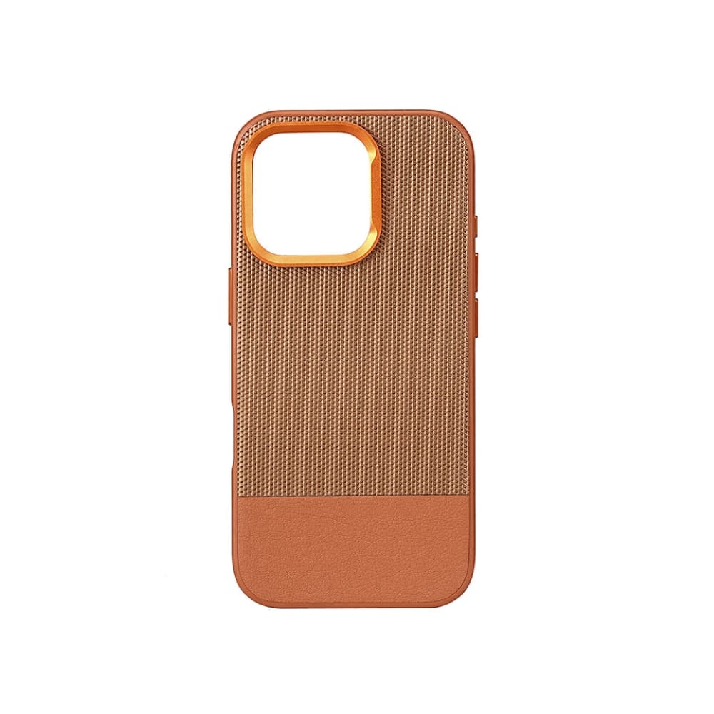 Vegan Leather Metro Weave Phone Case (With Box Packing)