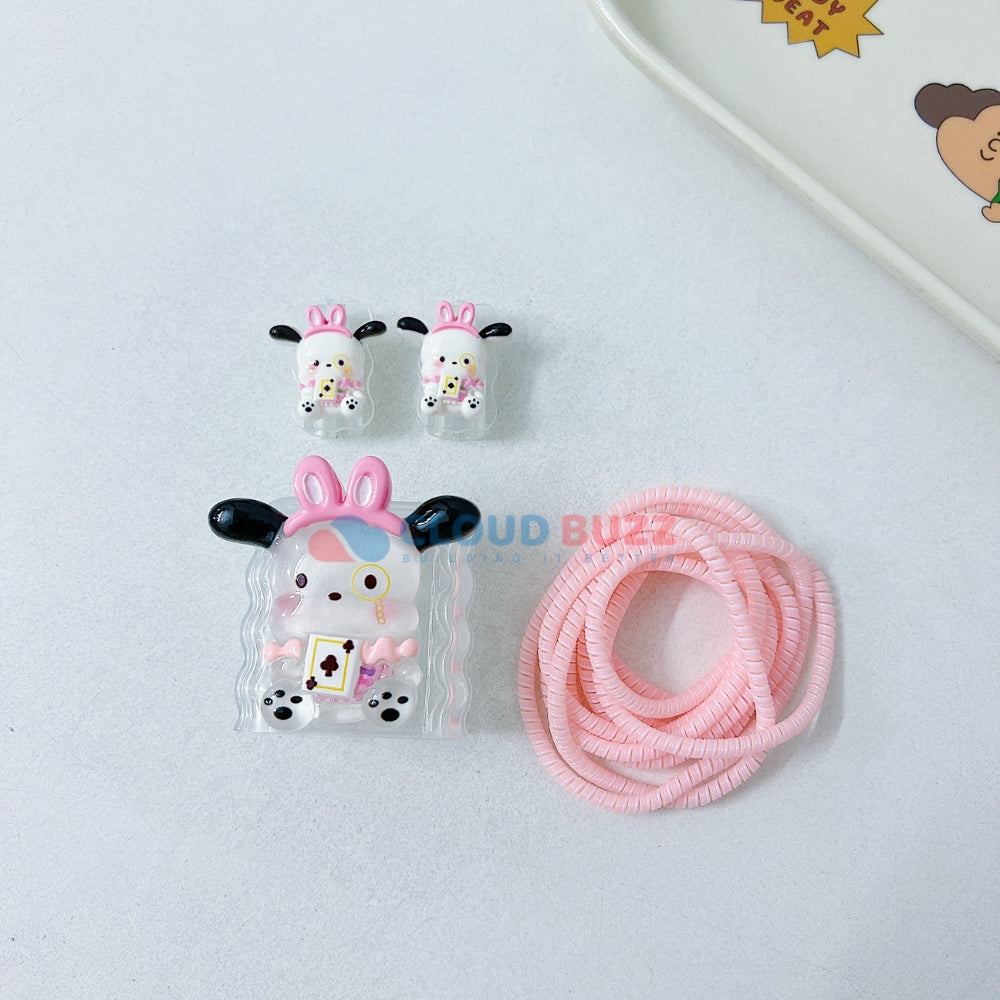 3D Cute Cartoon Doll TPU (Soft) (20W) Charger Case