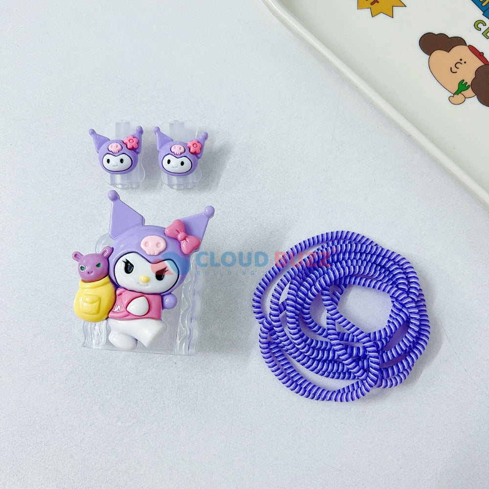 3D Cute Cartoon Doll TPU (Soft) (20W) Charger Case