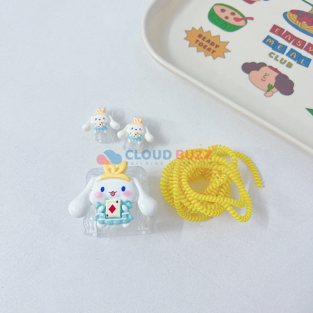 3D Cute Cartoon Doll TPU (Soft) (20W) Charger Case