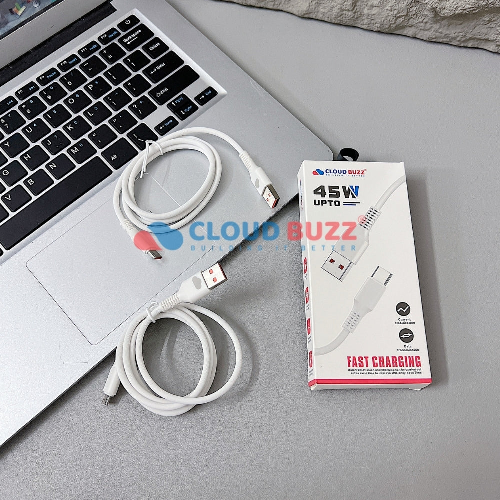 45W Fast Charging Android (V8) Data Cable (CB302)