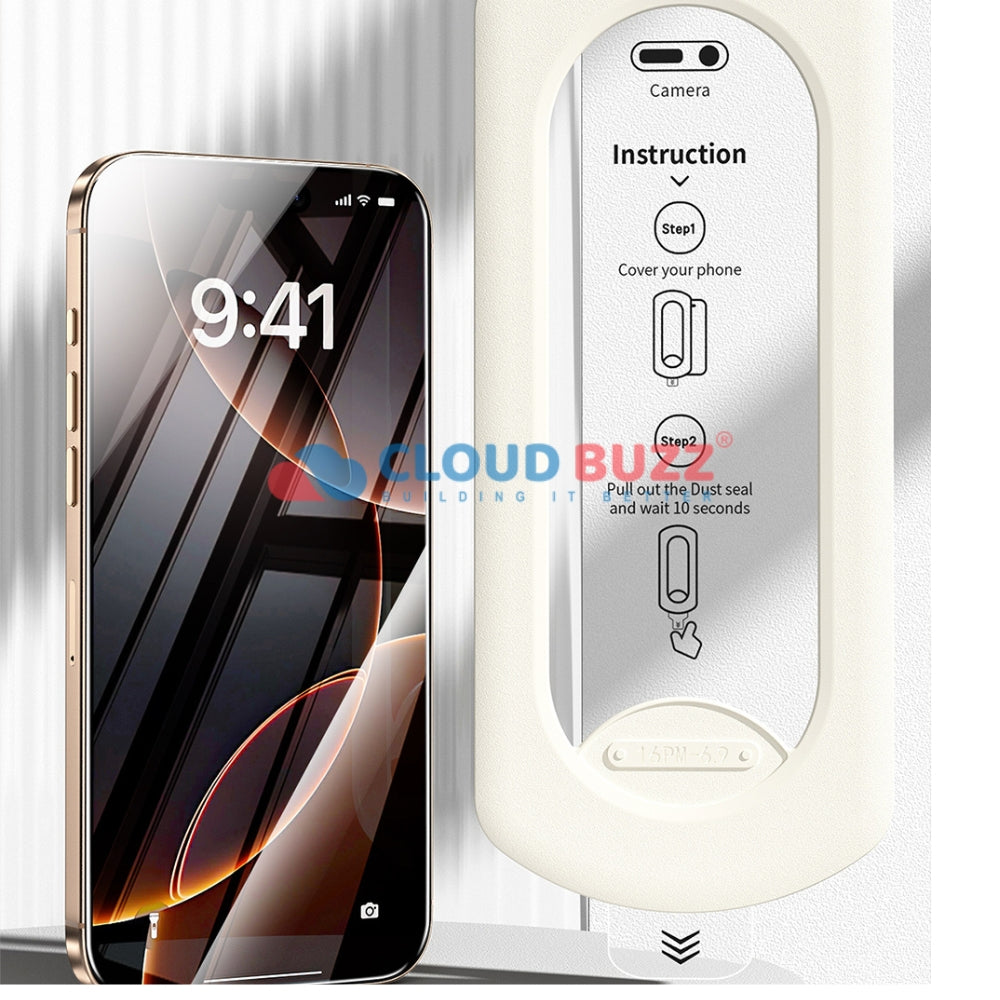 9H Anti - Scratch Hight Definition Instant Sticker Tempered Glass | Screen Protector | Installation Kit with Applicator