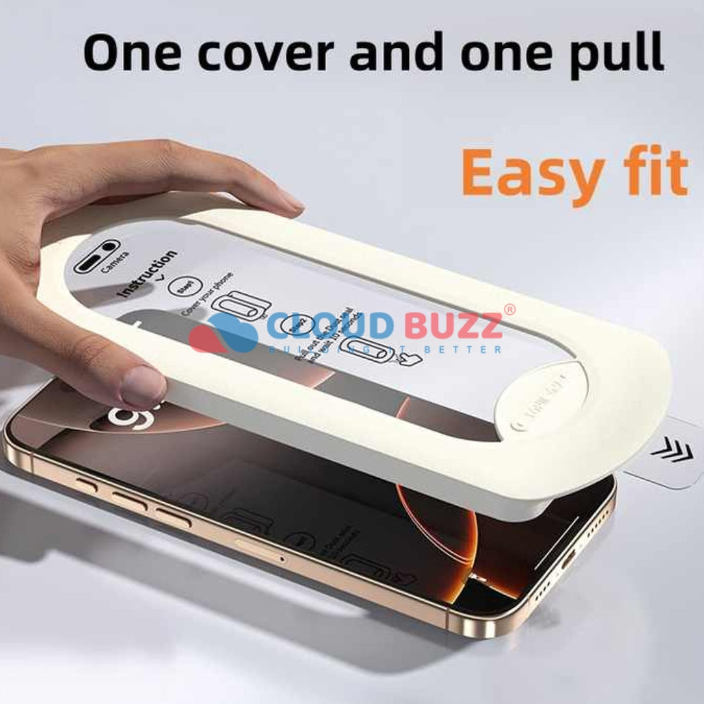 9H Anti - Scratch Hight Definition Instant Sticker Tempered Glass | Screen Protector | Installation Kit with Applicator