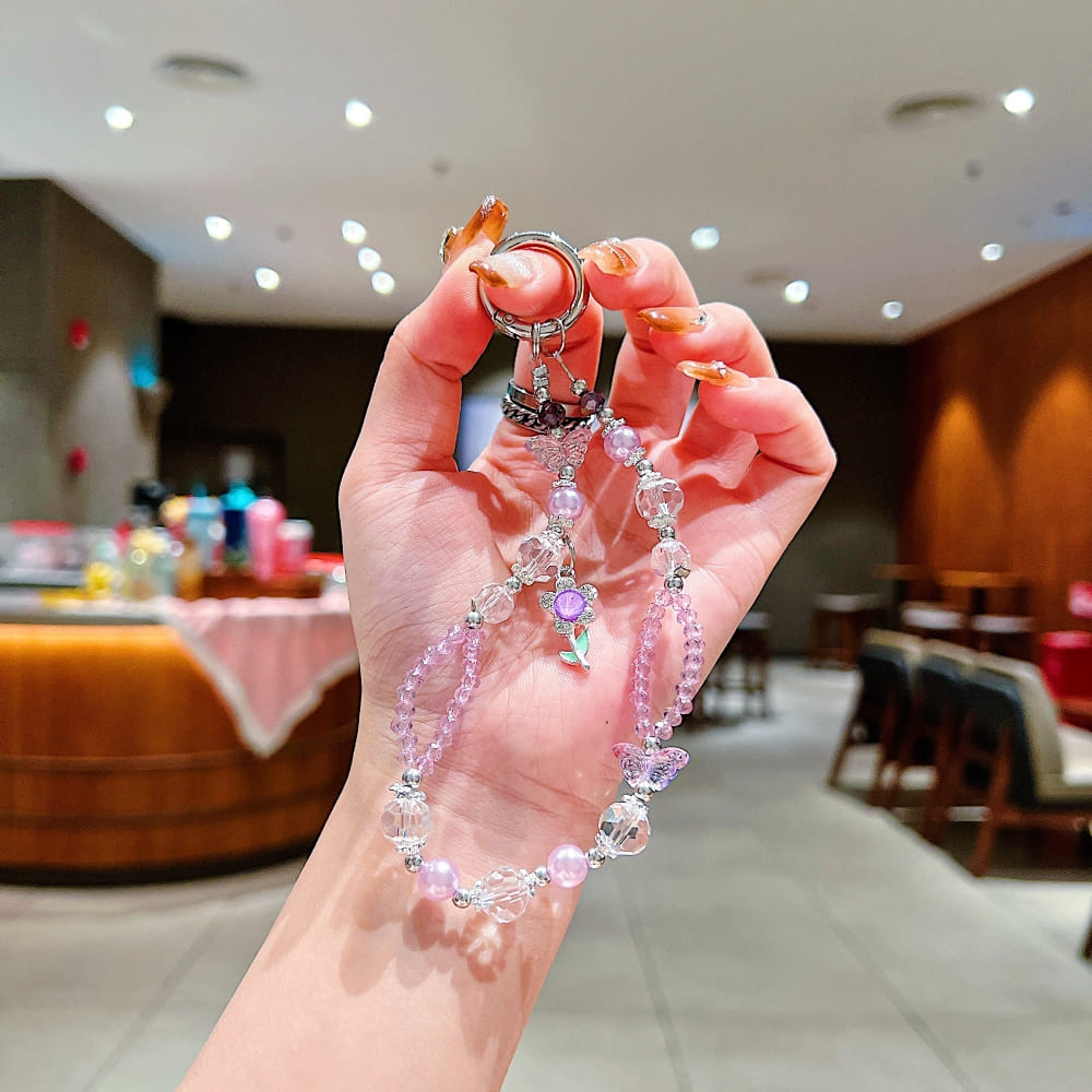 Alloy Luxury Style Double-layer Phone Charm | Keychain | Handbag Charm