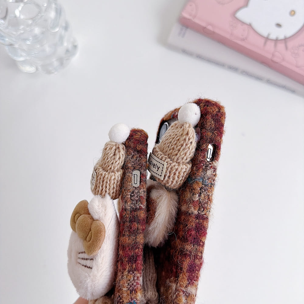 Autumn Cozy Kitty Shell Phone Case