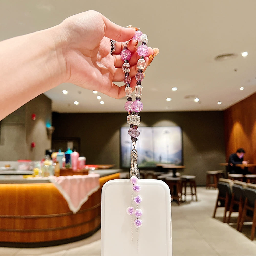 Blinging Beaded Phone Charm | Keychain | Handbag Charm