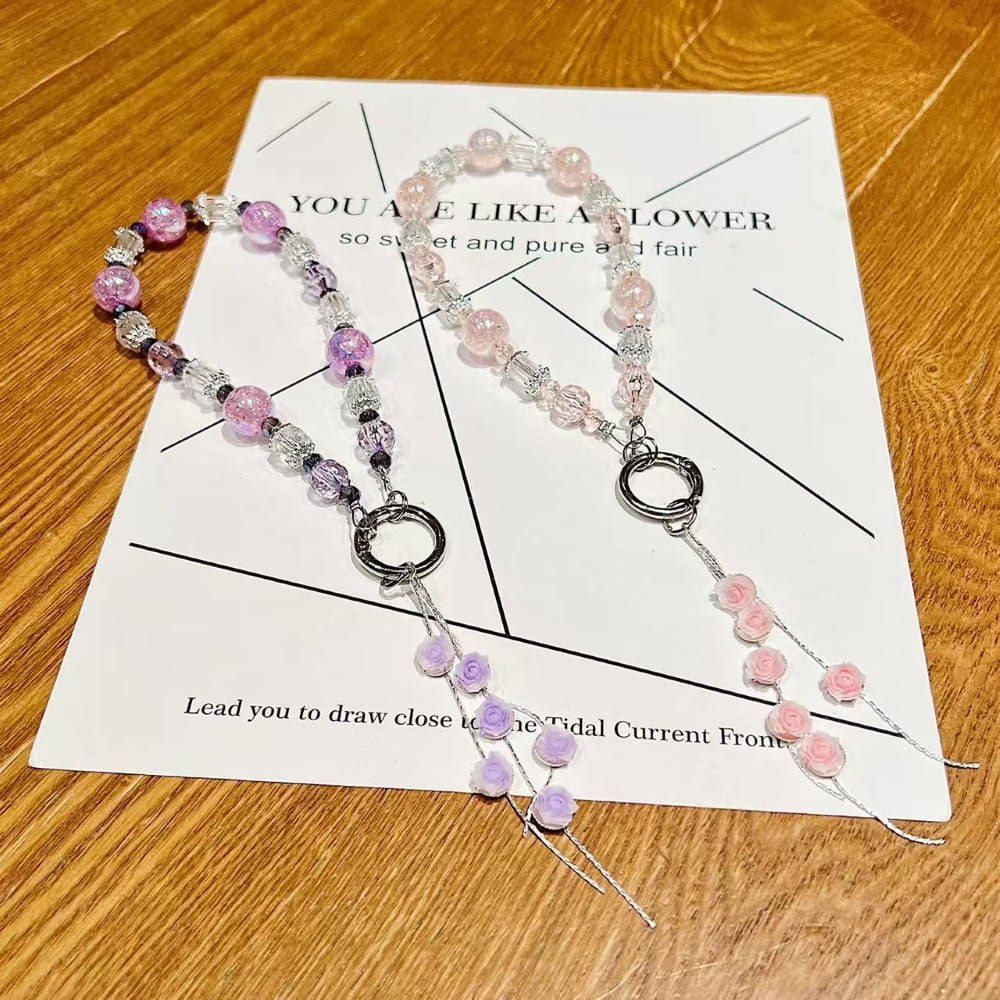 Blinging Beaded Phone Charm | Keychain | Handbag Charm